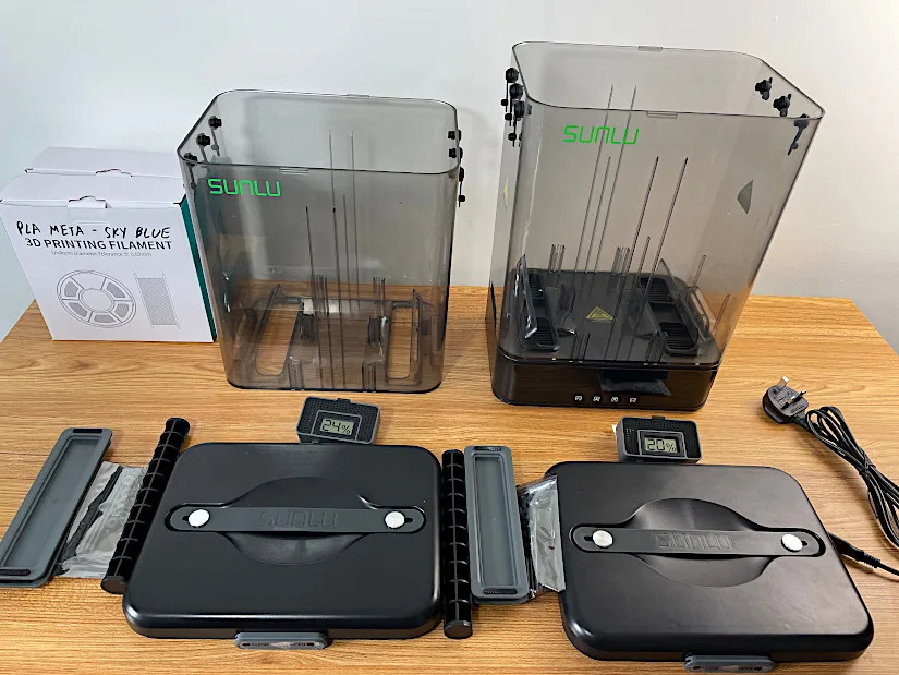 SUNLU FilaDryer SP2 Box Set and Two Filament Spools