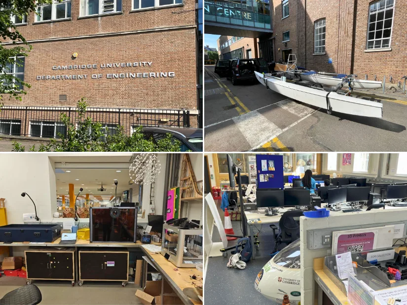 Cambridge University Engineering Department - Riviera Racing Team Corner