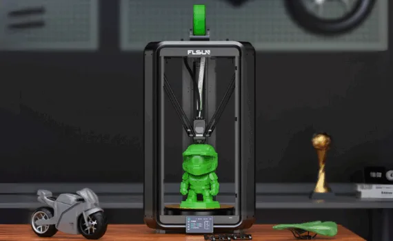 FLSUN T1 Max high-speed delta 3D printer with large print volume