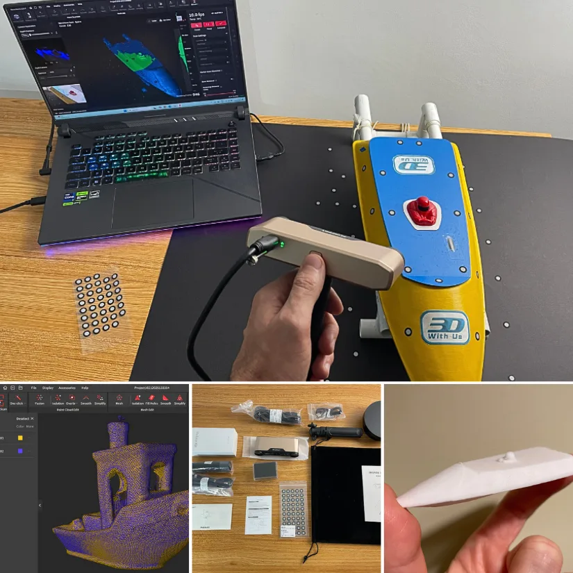 Revopoint INSPIRE 2 and 3D Scanning Compilation