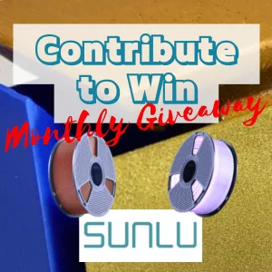 Contribute to Win - Monthly Giveaway