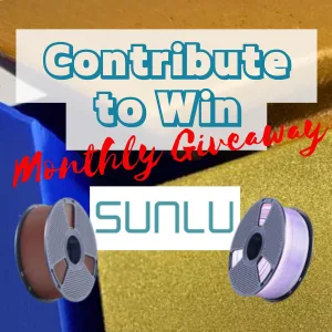 Contribute to Win - Monthly Giveaway