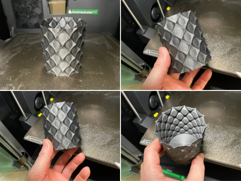 Parametric Anti Sphere Vase in Vase Mode