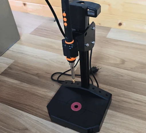 Mintion Heat Press Kit fully assembled and ready for use on desktop