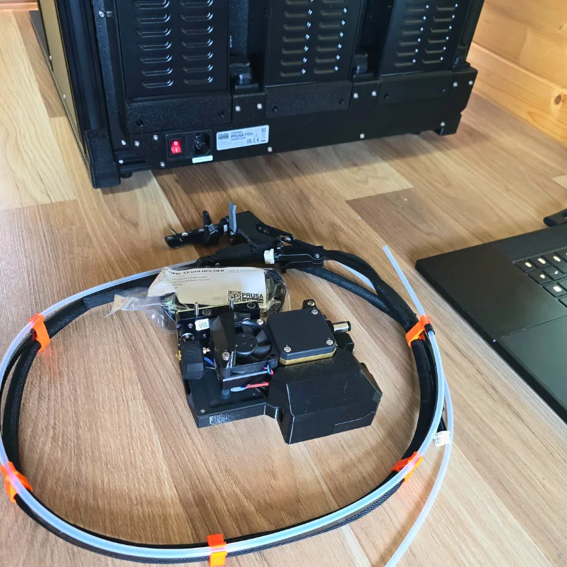 Nextruder Layout Before Assembly