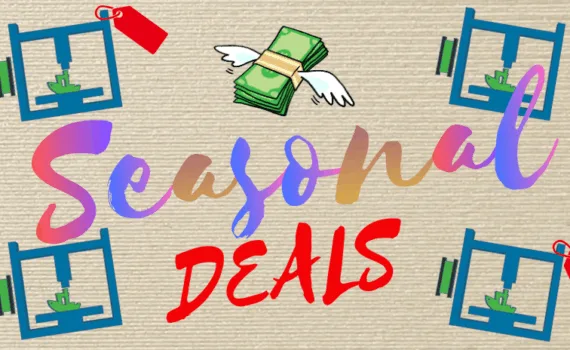 Seasonal 3D Printer Deals Animation