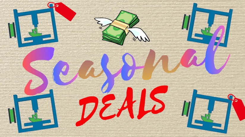 Seasonal 3D Printer Deals Animation