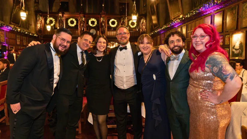 Group photo of community members at the 3D Printing Industry Awards ceremony in London 2023