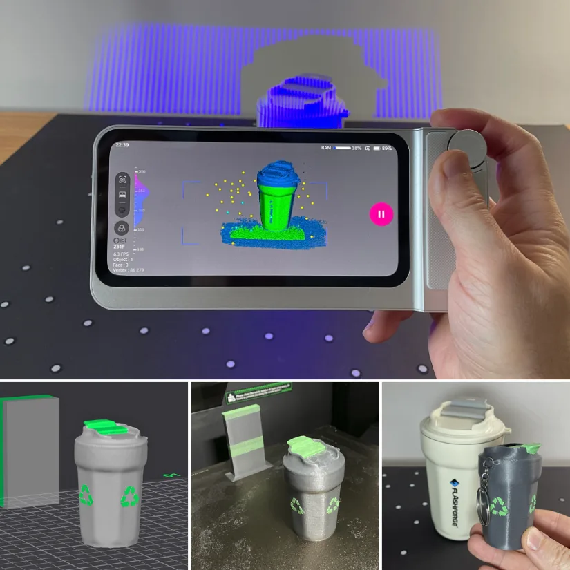 3DMakerpro Toucan and 3D Scanned Travel Mug Compilation