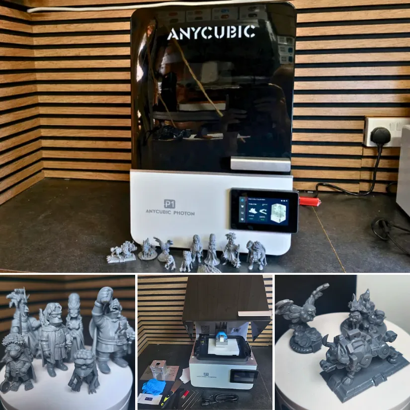 Anycubic Photon P1 and Test Prints Compilation