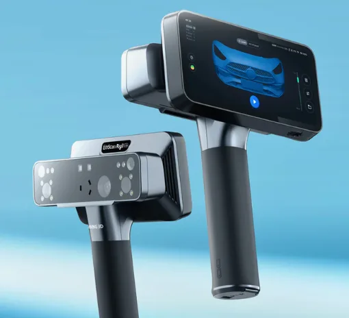EinScan Rigil Lite portable 3D scanner with built-in touchscreen and standalone scanning workflow