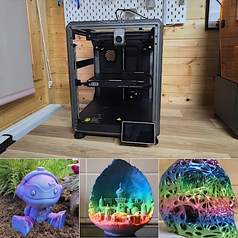 Creality K1 SE and Test 3D Prints