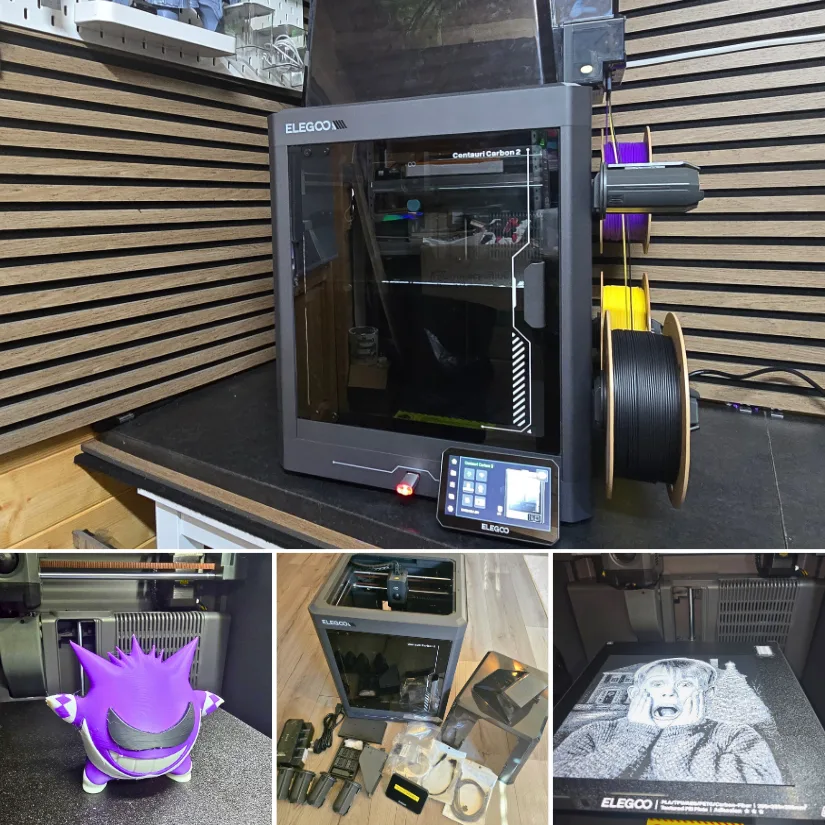 Elegoo Centauri Carbon 2 Combo and Test Prints Compilation