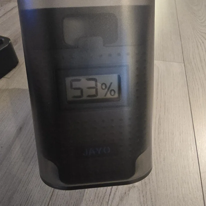 Installing the hygrometer module into the JAYO J1 storage chamber