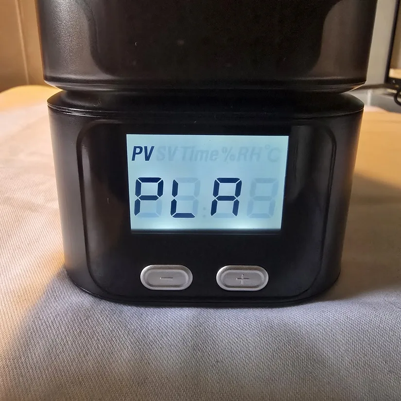 JAYO J1 FilaDryer heating base controls and buttons