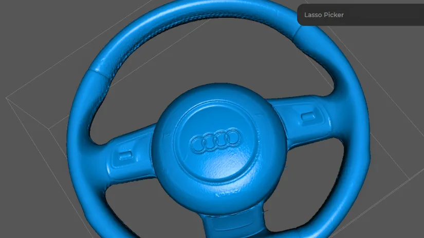 Turtle M Module scan example of an Audi steering wheel