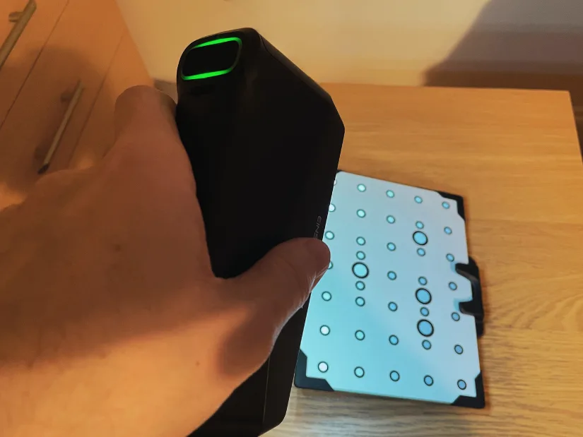 Performing Rockit calibration using calibration board at an angle