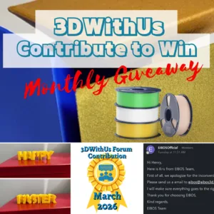 Contribute to Win - Monthly Giveaway
