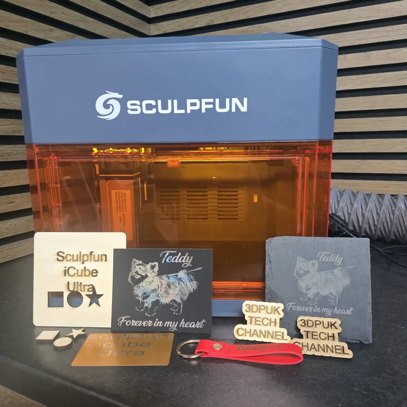 Sculpfun iCube Ultra and test results