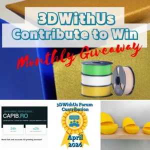 Contribute to Win - Monthly Giveaway