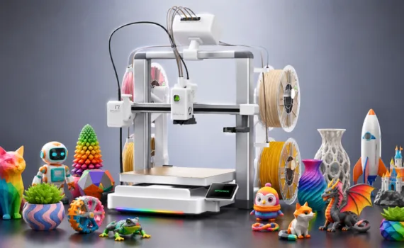 Creality SPARKX i7 Nano Combo multi-color 3D printer and test prints