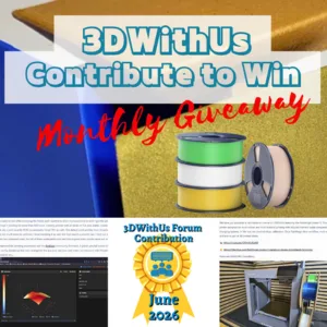 Contribute to Win - Monthly Giveaway