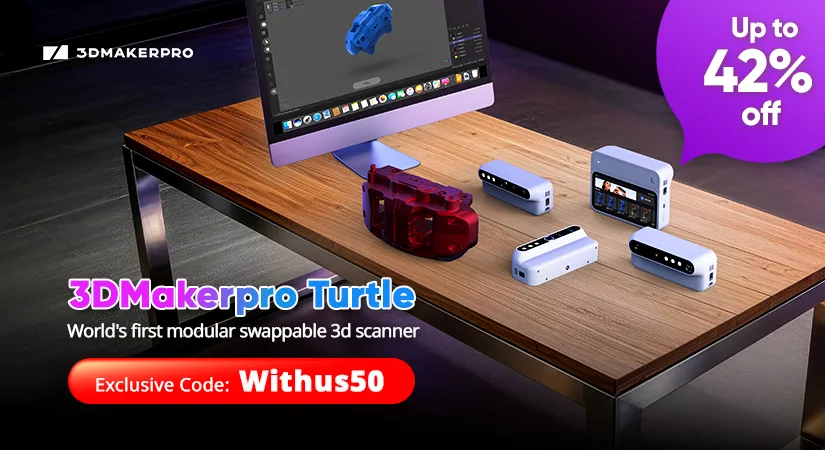 3DMakerpro Turtle Modular 3D Scanner