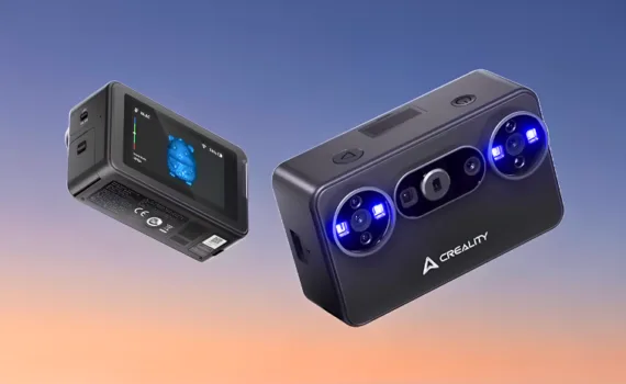 Creality Pika handheld 3D scanner with built-in display