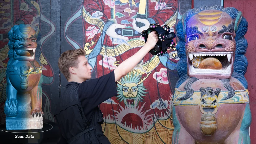 EinScan Trak 5MP HD texture capture for color 3D scanning