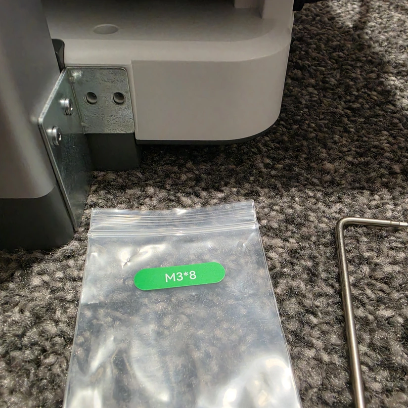 Creality SparkX i7 Nano frame securing screw
