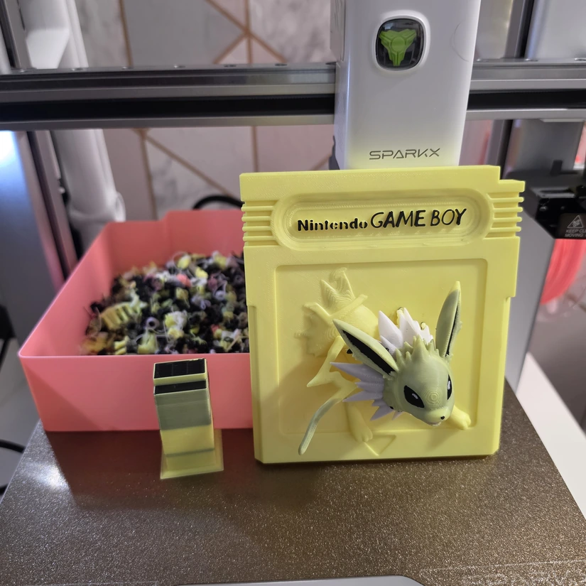 Pokemon Nintendo wall art printed on Creality SparkX i7 Nano