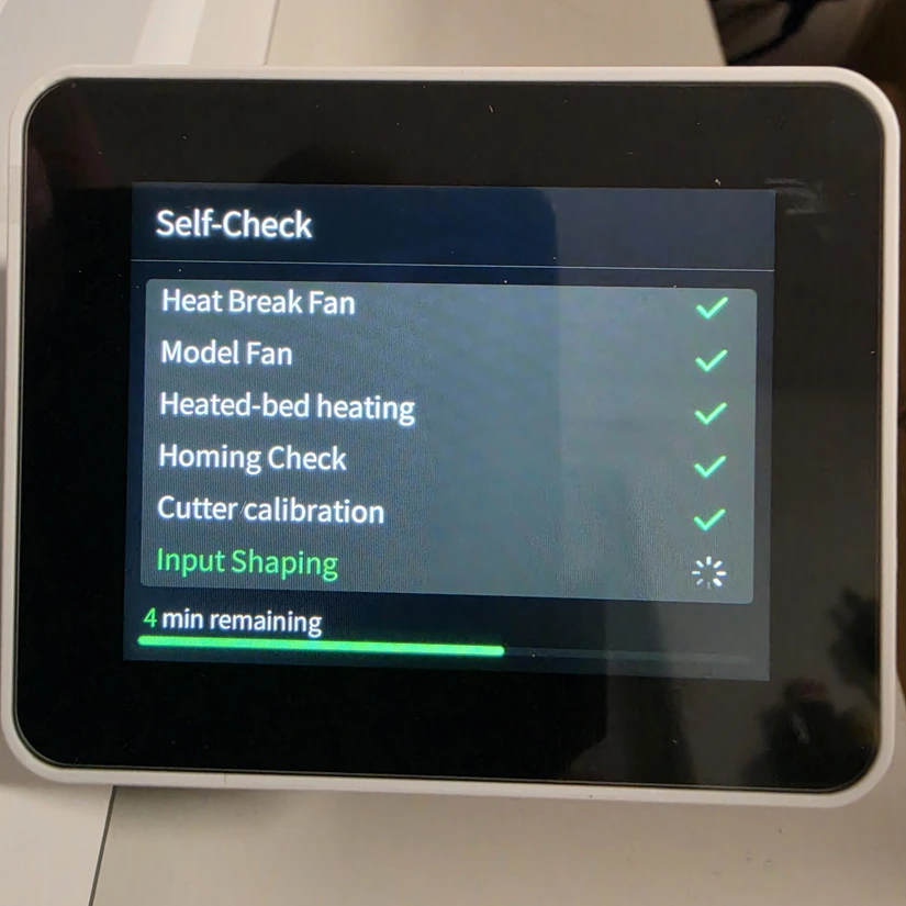 Creality SparkX i7 Nano self-check and calibration
