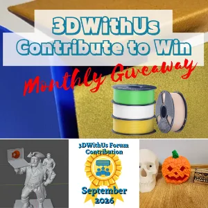 Contribute to Win - Monthly Giveaway