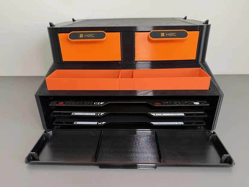 Bambu Lab H2C babo build plate drawers
