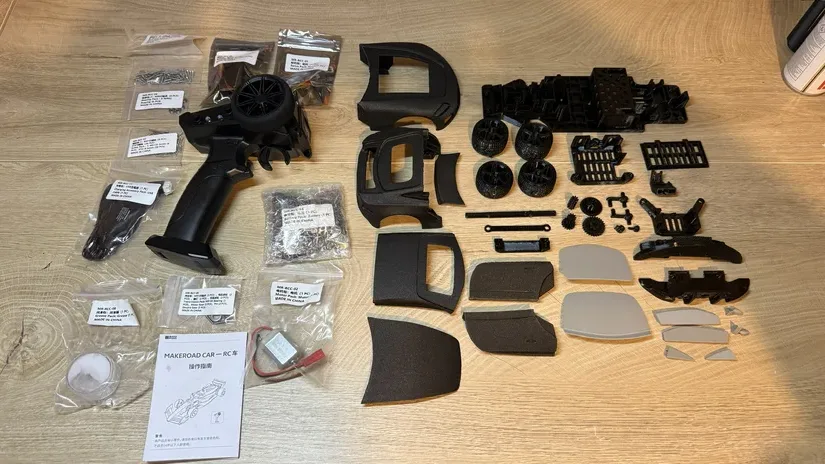 Bambu Lab H2C rc car printed parts