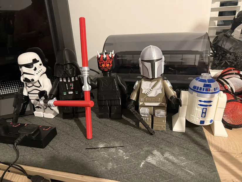 Bambu Lab H2C star wars brick figures