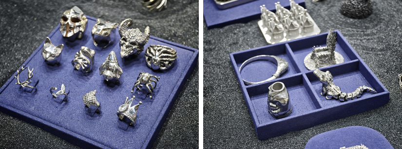 SnowPod small stainless steel accessories rings and jewelry samples