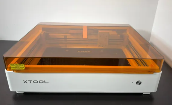 xTool M2 desktop laser cutter and inkjet printer front view